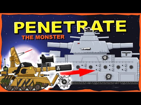 "Penetration into the Iron Monster" Cartoons about tanks