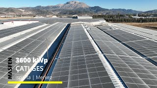 Masfen Enerji – 3,6 MW Çatı GES (Isparta)