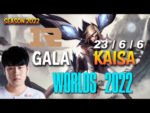 RNG Gala KAI'SA vs SAMIRA ADC - NA Ranked - WORLDS 2022