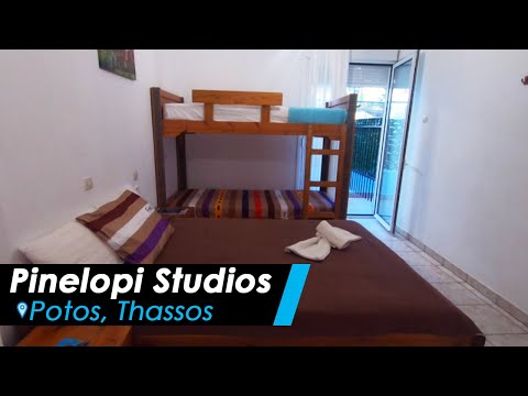 Pinelopi Studios, Magán szállás a községben Potos, G&ouml;r&ouml;gorsz&aacute;g - Video