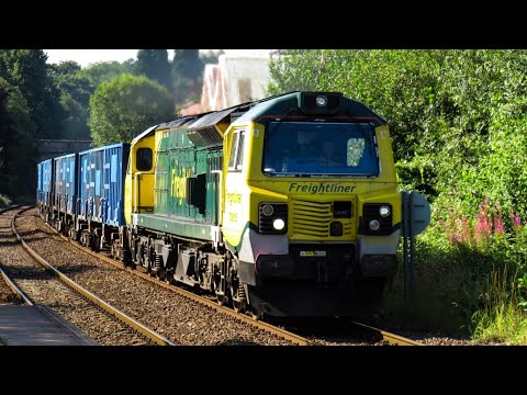 Freightliner Class 70 No. 70015 on 6F33 Bredbury - Runcorn F.L @ Hyde Central on 31.07.20 - HD
