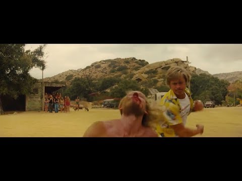 Once Upon A Time In Hollywood - Cliff punches hippie