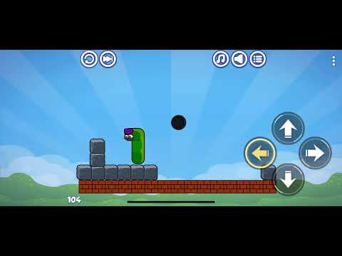 Apple Worm: Logic Puzzle. Level 104. Walkthrough.