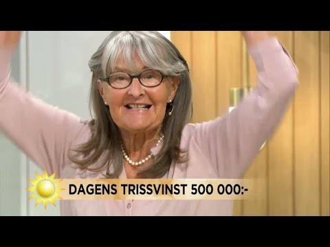 Triss: Gunnel Burlin från Skellefteå "Vi ska ha väldigt trevligt för pengarna" - Nyhetsmorgon (TV4)