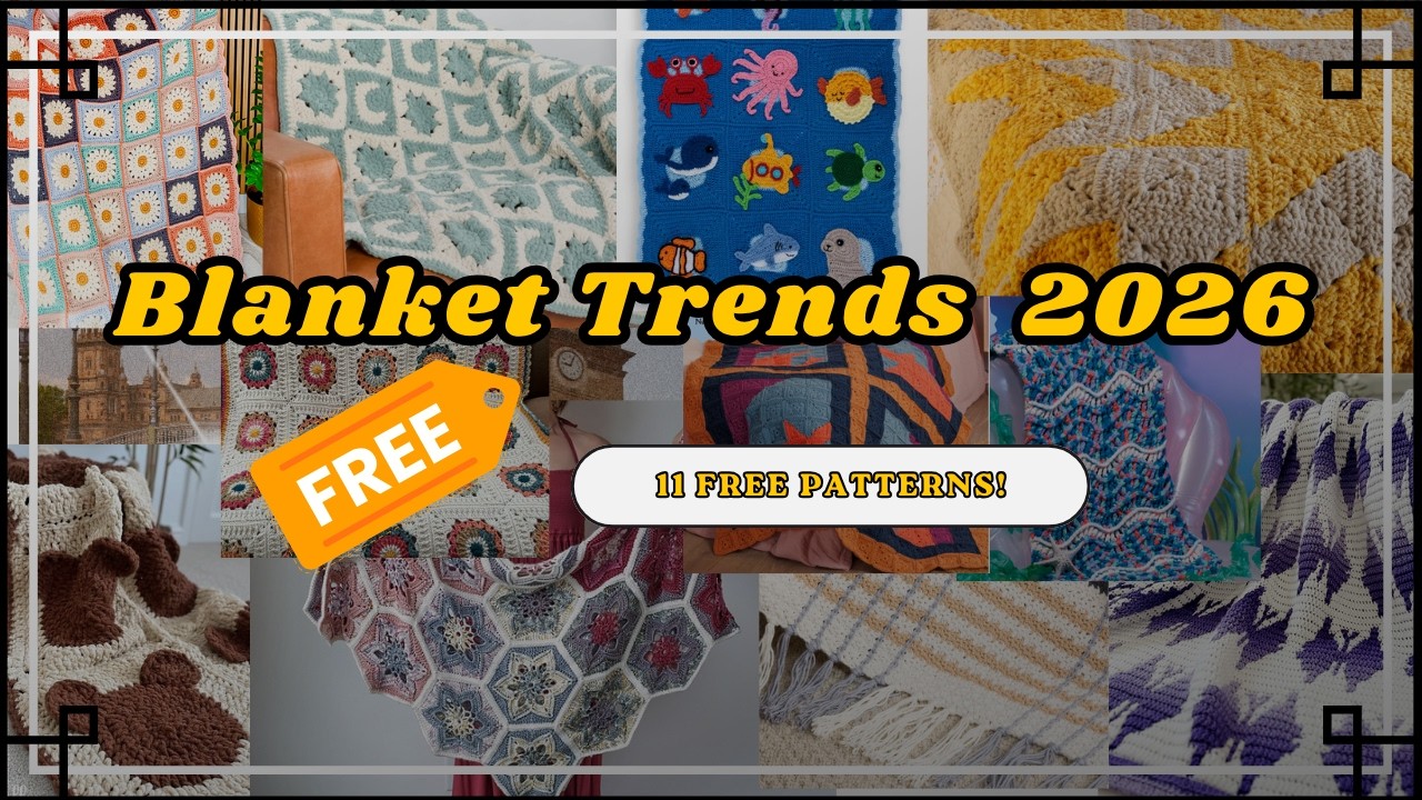 These 11 FREE Crochet Blankets Are Trending RIGHT NOW 2026