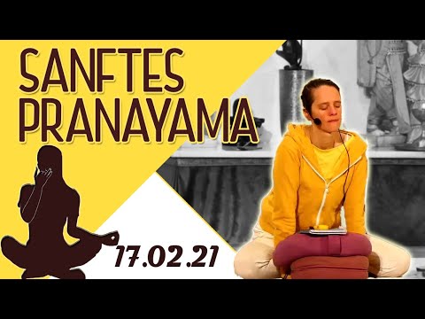 Sanfte Mittelstufe Pranayama mit Chitra - Yoga Vidya - Live 6:00 - 17.02.2021