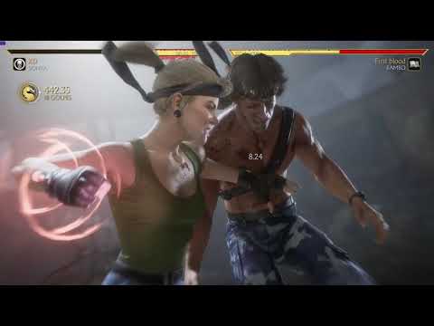 Mortal Kombat 11 Ultimate Sonya Blade 52.5% Corner Combo