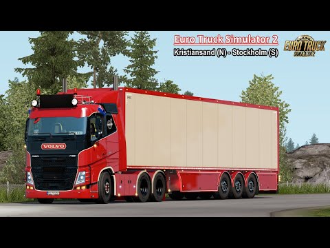 ETS2 | Kristiansand (N) - Stockholm (S) | Volvo FH16 (6x4) | Timelpase