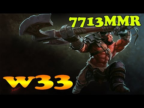 Dota 2 - w33 7713 MMR Plays Axe vol 2# - Ranked Match Gameplay