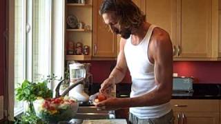 VEGETABLE SALAD RECIPES * EASY HEALTHY RECIPES * CHOPPED GREEN SALAD RECIPE + FAT FREE DRESSING