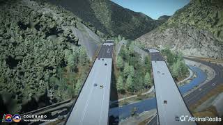 I-70 Floyd Hill Project Flyover Rendering