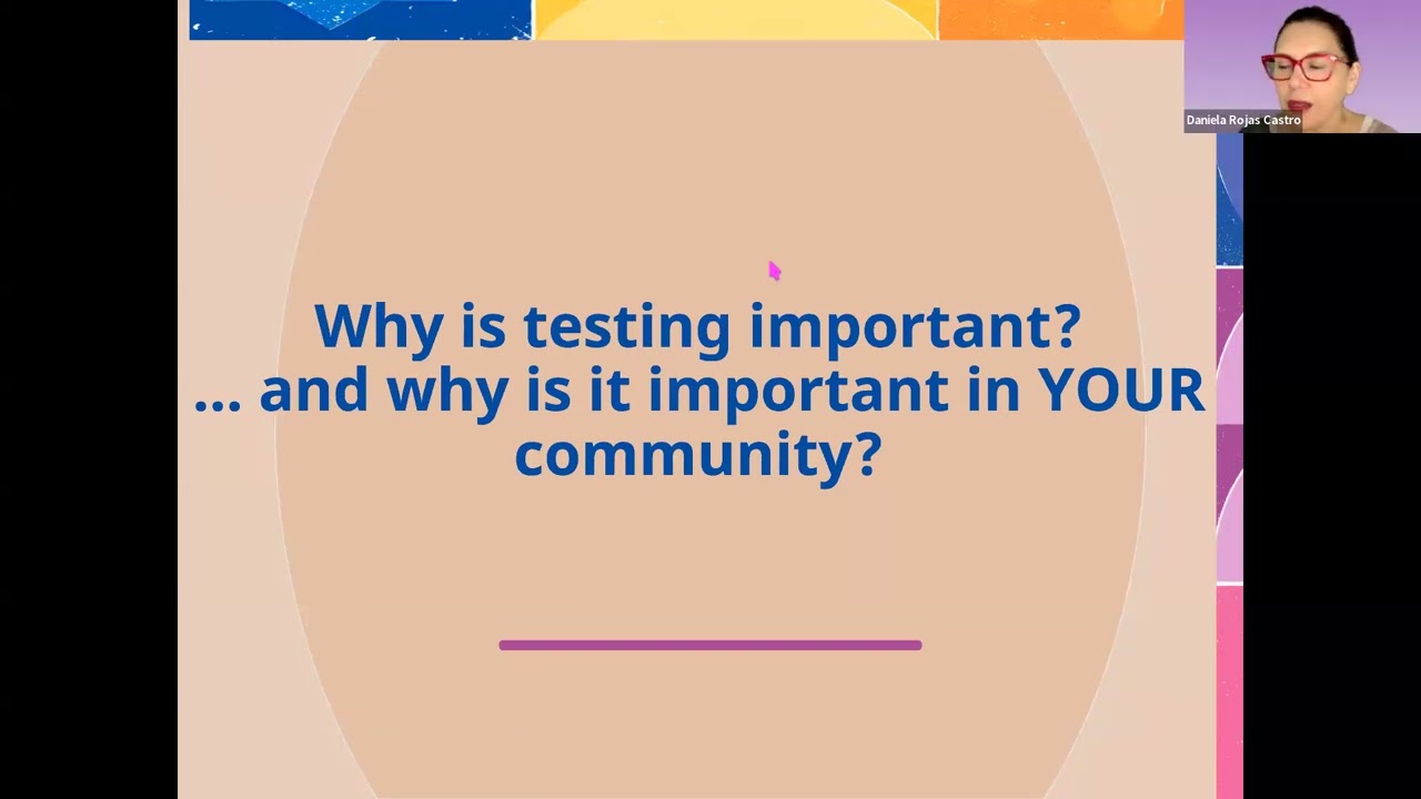 How to support community-led testing: An online workshop