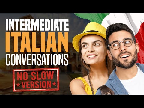 Learn Italian: 1 Hour of Real Conversations – No Slow Version (Intermediate Listening Practice)