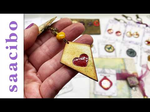 Anyone Can Do This! Beautiful Charms With Basic Supplies! #saacibo