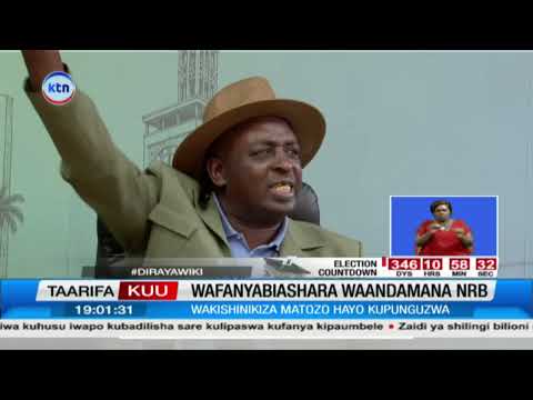 Wafanyabiashara wa CBD waandamana kupinga ushuru mpya