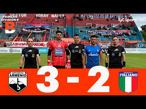 Deportivo Armenio 3-2 Sportivo Italiano | Primera División B | Fecha 17 (Clausura)