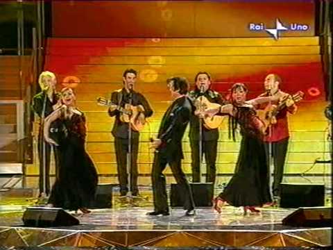 LITTLE TONY SANREMO2008 SERATA CON PIERO CHIAMBRETTI E GIPSY KING FAMILY