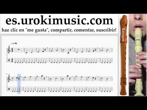 Como Tocar flauta dulce B. Luis Fonsi, Demi Lovato - Échame La Culpa Tablatura Parte#1 ejercicios