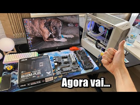 Tunando o PC Gamer com Ryzen 7 7800x3d e Asus TUF B650M Plus AM5 e DDR5