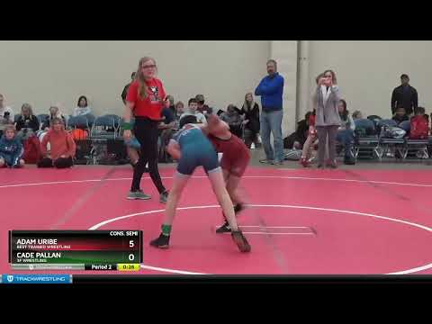 71 Lbs Cons. Semi - Cade Pallan, 3F Wrestling Vs Adam Uribe, Best Trained Wrestling 91f3