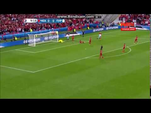 Burak Yilmaz Goal  Czech Republic vs Turkey 0-1