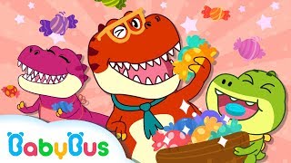❤ Funny Dinosaurs Songs for Children | Tyrannosaurus Rex Love Candies | BabyBus