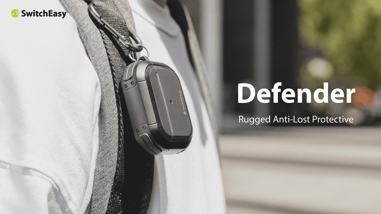 Чохол для AirPods Pro 2 Defender Rugged Utility (Black) video preview