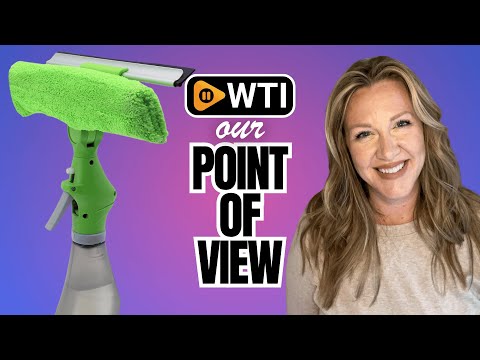 GRIP Squeegee Window Cleaner - Multi-Angle 3 in 1 - Microfiber - WTI product video review