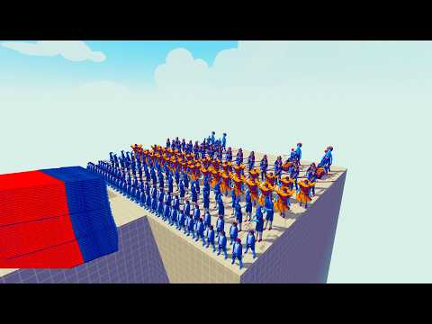 100x FARMER ARMY vs EVERY GOD l Totally Accurate Battle Simulator TABS