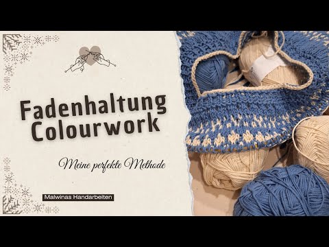 Threadholding Colourwork – my perfect method. Fair Isle knitting | Malwina's handicrafts