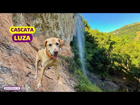 😱 ATENÇÃO!!! Cuidado na lateral para NÃO CAIR na Cascata Luza | Nova Pádua