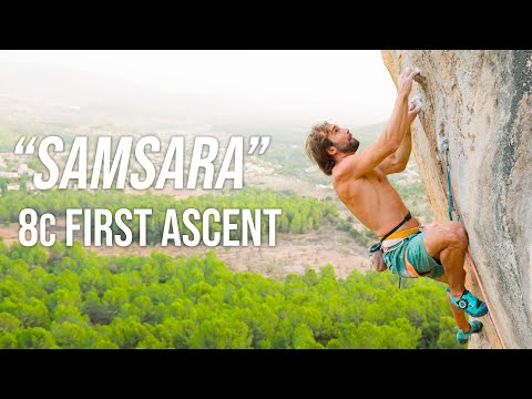 Chris Sharma "Samsara" (8c/5.14b) (First ascent) - ft. Magnus Midtbø