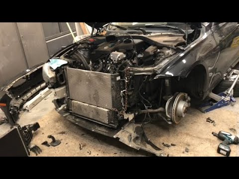 2015 bmw 328i f30 front end repair front start to finish