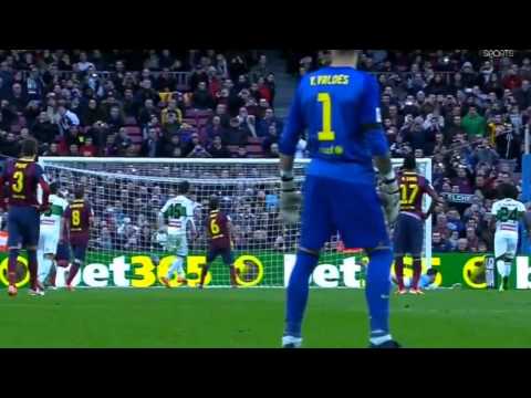 Barcelona vs Elche 2014 4-0 All Goals & Full Highlights HD