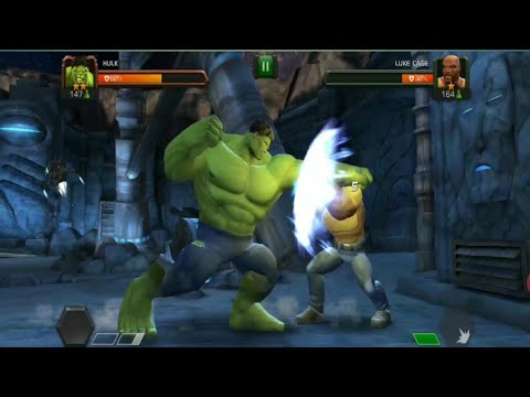Hulk vs Luke Cage Fight | Marvel Contest Of Champions Gameplay #2