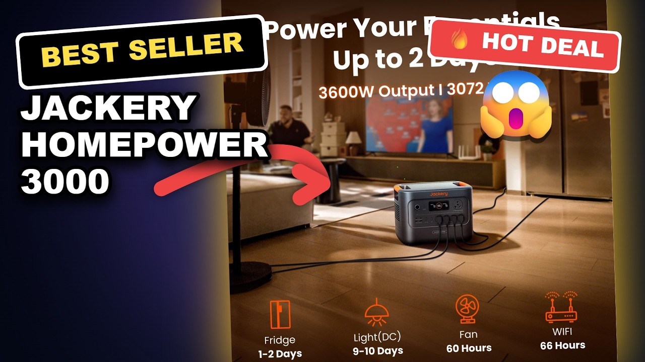 Jackery HomePower 3000 Portable Power Station: Essential Home Backup or Overpriced Solution?