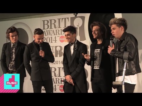 One Direction's backstage rap | BRIT Awards 2014