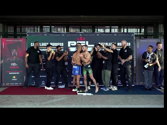 PFL Africa Morocco Weigh-In Highlights: Kane vs. Medkouri