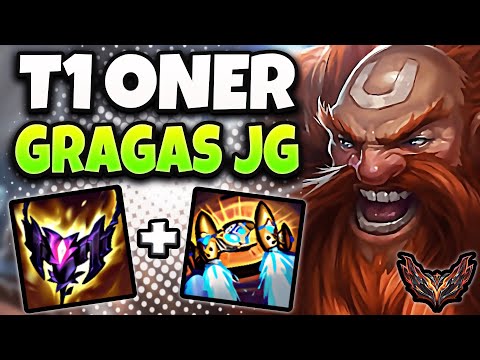 T1 Oner Gragas vs Nidalee [ Jungle ] Patch 13.3 Korea Grandmaster ✅