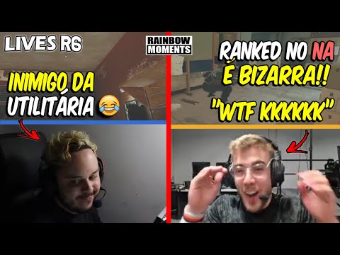 NESK E SUAS UTILITARIAS 🤣🤣 ALEMAO FICANDO MALUCO NA GRINGA E MAIS - MELHORES MOMENTOS LIVES R6