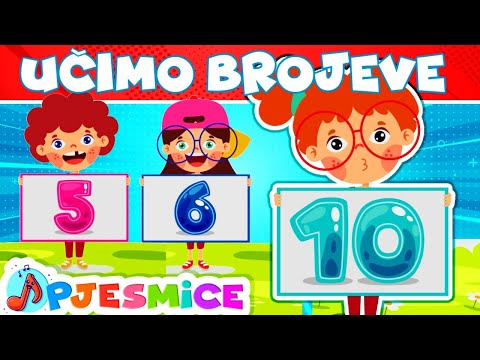 DJEČJE PJESME ♫ Učimo brojati do 20 | Pjesmice za vrtić o brojevima