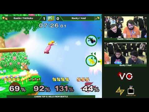 DPotG 2018: Doubles Losers Top 8 - Rustin / EGtv | FatGoku vs. BZG | Rocky / Azel
