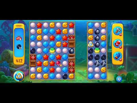 Fishdom level 10691 no boosters フィッシュダム ノーマル