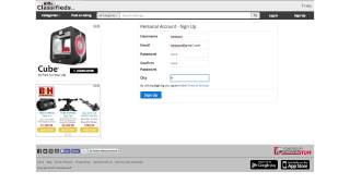How to Set Up a Personal Account on the Nex-Tech Classifieds