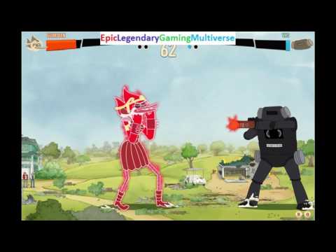 VCR VS Guardian Of Secrets In A Regular Show Battle Of The Behemoths Match / Battle / Fight