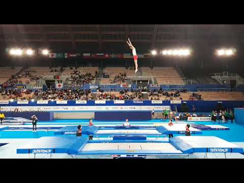 Trampoline World Championship Tokyo 2019 Martin Spatt AUT 1st Routine