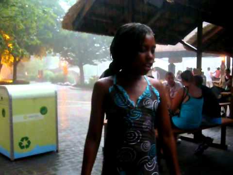 Sudden Down Pour in Europa Park