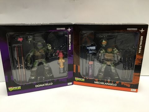 TMNT Revoltech - DONATELLO and MICHELANGELO