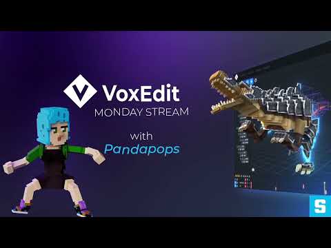 VoxEdit Monday with @Pandapops - Creating Modular Buildings at Max Size