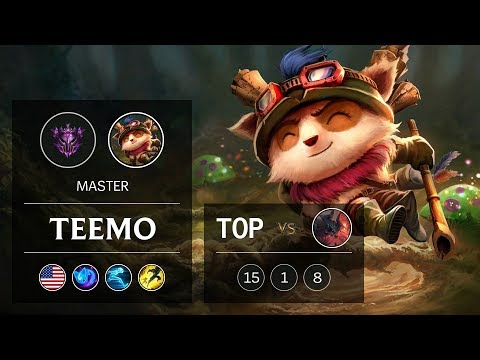 Teemo Top vs Aatrox - NA Master Patch 9.6